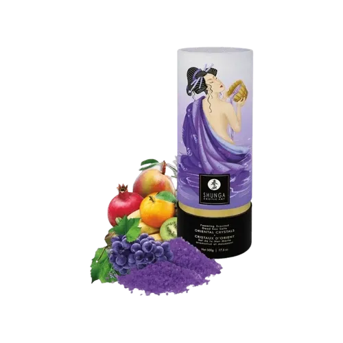 Oriental Crystals Exotic Fruits fürdősó - 100% holt-tengeri sóból - 500g - 