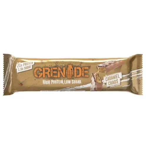 High Protein Bar Fehér Karamellkáosz - 60g - GRENADE - 