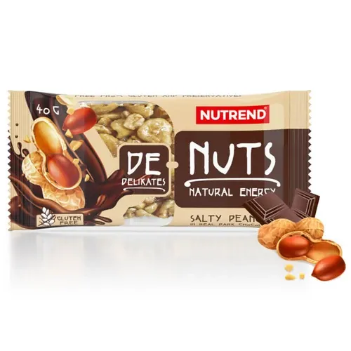 NUTREND DeNuts 40g - sós mogyoró és étcsokoládé - 