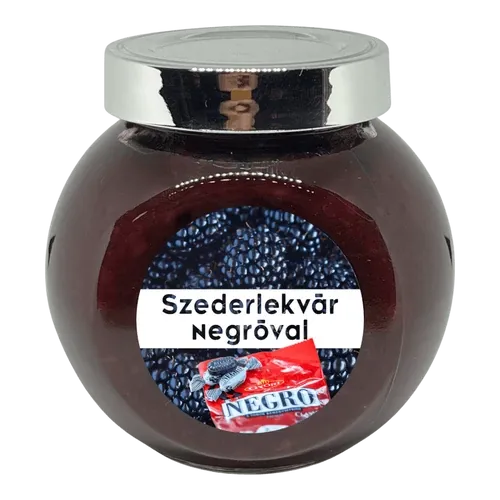 Szederlekvár negróval - 190 ml - Tündérnektár - 