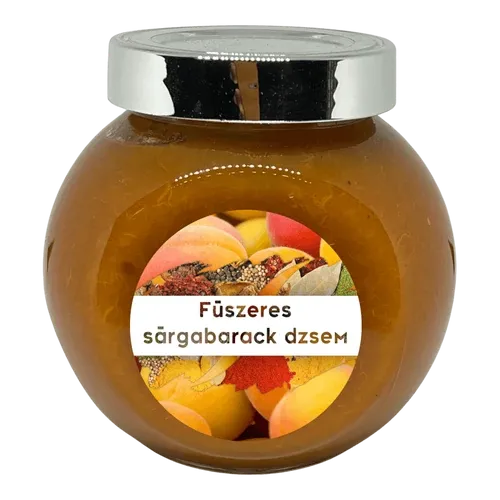 Fűszeres sárgabarack dzsem - 190 ml - Tündérnektár - 
