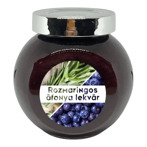 Rozmaringos áfonya lekvár - 190 ml - Tündérnektár - 
