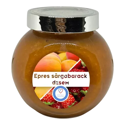 Epres sárgabarack dzsem - cukorbetegeknek - 190 ml - Tündérnektár - 