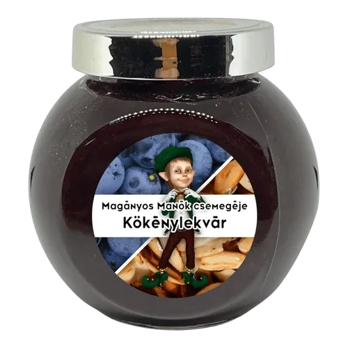 Magányos Manók Csemegéje Kökénylekvár pirított mandulával - 190 ml - Tündérnektár - 