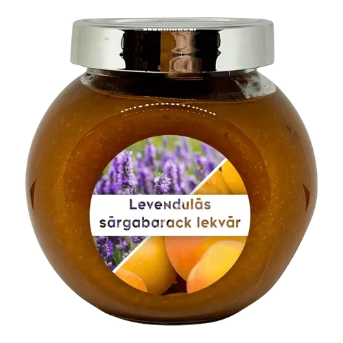 Levendulás sárgabarack lekvár - 190 ml - Tündérnektár - 