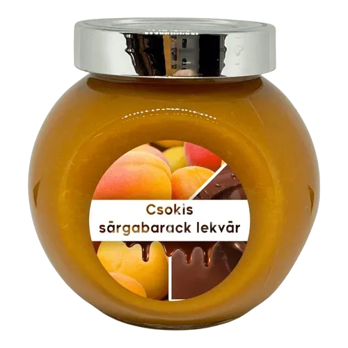 Csokis sárgabarack lekvár - 190 ml - Tündérnektár - 