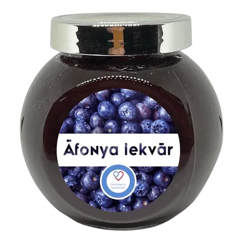 Áfonya lekvár - xilittel - 190 ml - Tündérnektár - 