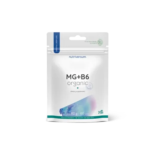 MG+B6 Organic - 60 tabletta - Nutriversum - 