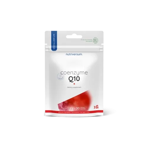 Coenzyme Q10 - 30 lágyzselatin kapszula - Nutriversum - 