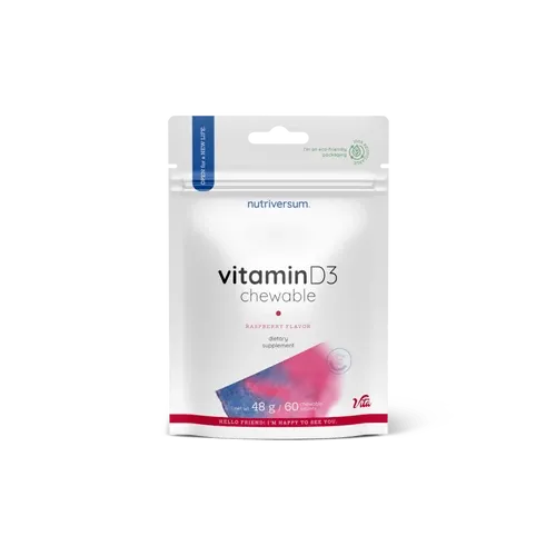 Vitamin D3 - 60 rágótabletta - Nutriversum - 