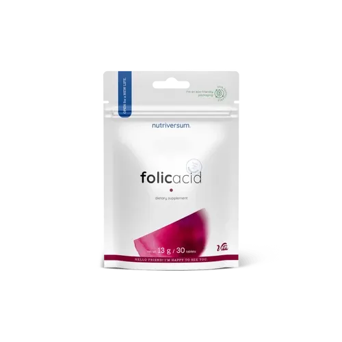 Folic Acid folsav - 30 tabletta - Nutriversum - 