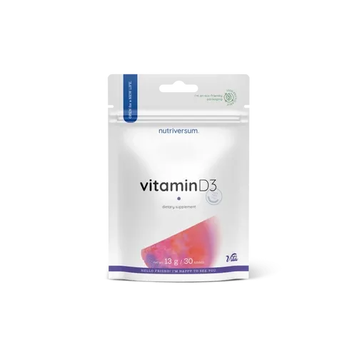 Vitamin D3 - 30 tabletta - Nutriversum - 