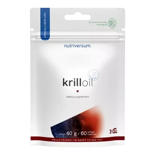 Krill Oil - 60 lágyzselatin kapszula - Nutriversum - 