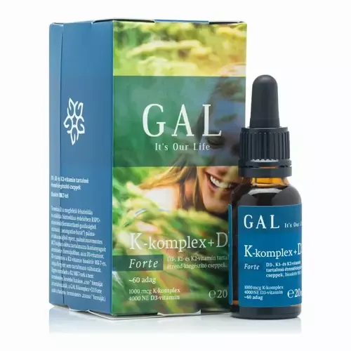 GAL K-komplex +D3 Forte vitamin - 20 ml - 