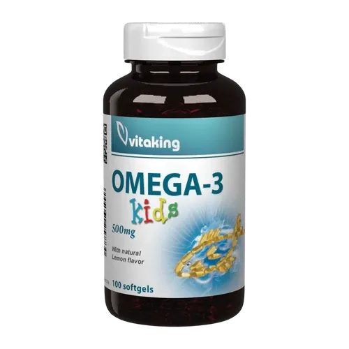 Omega-3 Kids 500mg - 100 gélkapszula - Vitaking  - 
