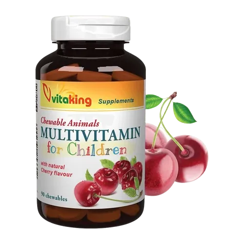Meggyes Gyerek Multivitamin - 90 tabletta - Vitaking - 