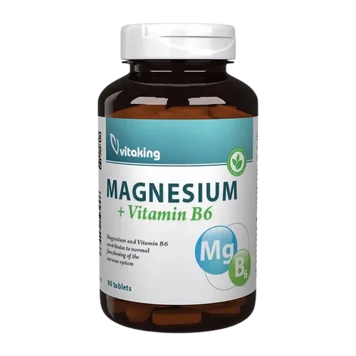 Magnézium Citrát +B6 - 90 tabletta - Vitaking - 