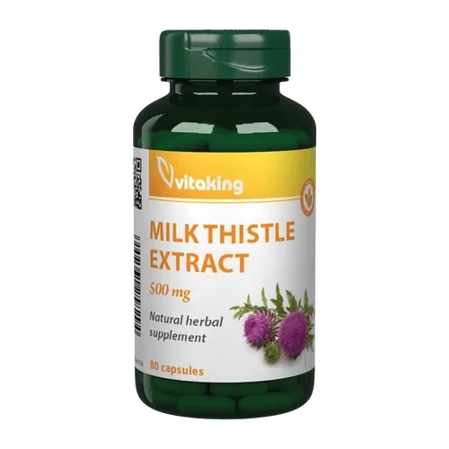 Máriatövis kivonat 500mg - 80 kapszula - Vitaking - 