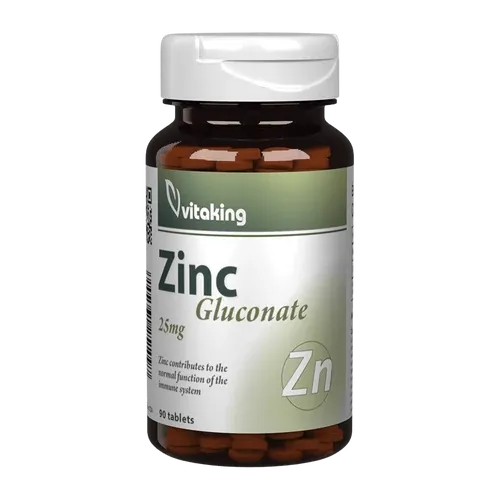 Cink Glükonát 25mg - 90 tabletta - Vitaking - 