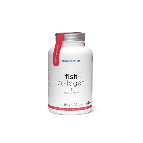 Fish Collagen hallkollagén 100 kapszula - Nutriversum - 