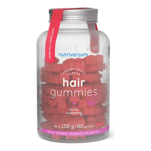 Hair Gummies - 60 gumicukor - Nutriversum - 