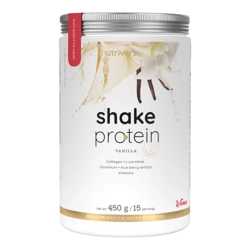 Shake Protein - 450 g - vanília - Nutriversum - 