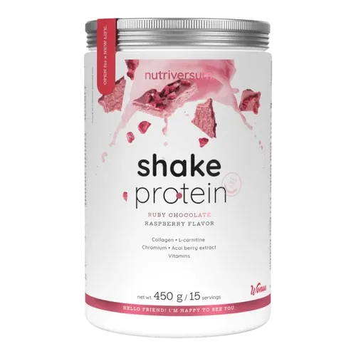 Shake Protein - 450 g - ruby csokoládé - Nutriversum - 