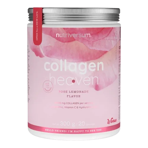 Collagen Heaven - 300 g - rózsa-limonádé - Nutriversum - 