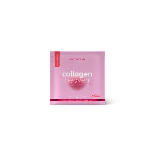 Collagen Heaven kollagén por - 15 g - málna - Nutriversum - 