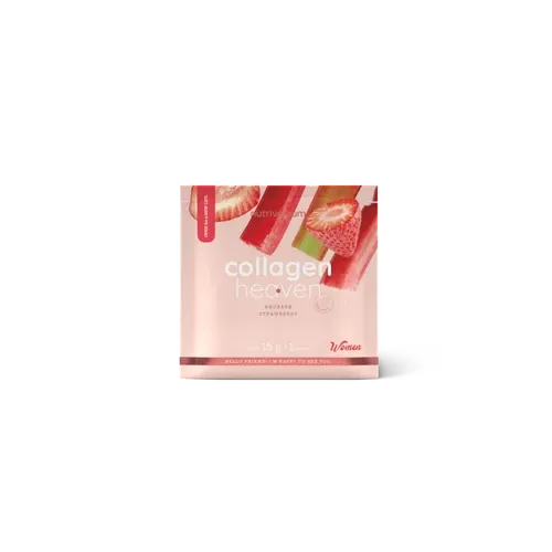 Collagen Heaven kollagén por - 15 g - rebarbara-eper - Nutriversum - 