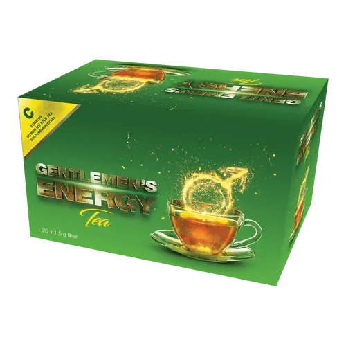 Gentlemens Energy Tea - Citrom - 20 filter - potencianövelő tea