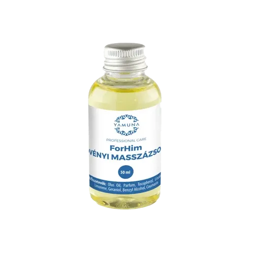 ForHim növényi alapú masszázsolaj - 50ml - színezék-, parabén- és paraffin mentes