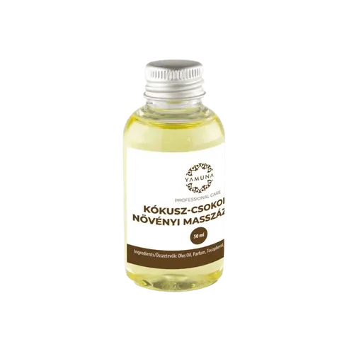 Kókusz-Csokoládé növényi alapú masszázsolaj - 50ml - színezék-, parabén- és paraffin mentes