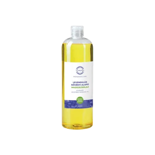 Levendulás növényi alapú masszázsolaj - 1000ml - színezék-, parabén- és paraffin mentes