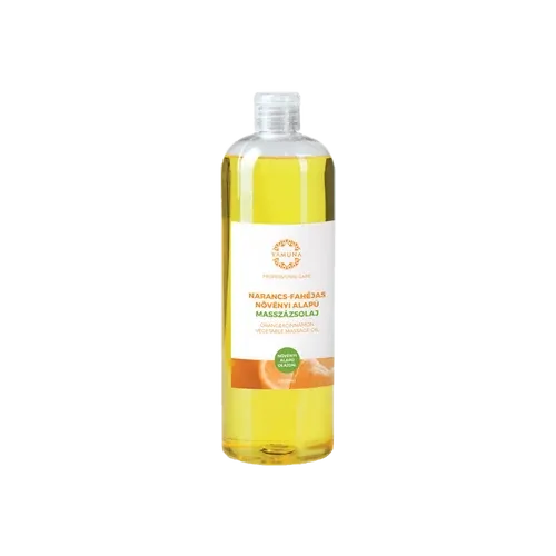 Narancs-fahéjas növényi alapú masszázsolaj - 1000ml - színezék-, parabén- és paraffin mentes