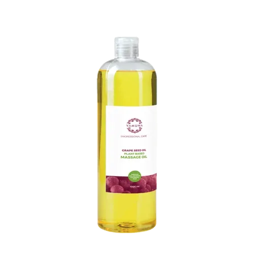Szőlőmagolajos növényi alapú masszázsolaj - 1000ml - színezék-, parabén- és paraffin mentes