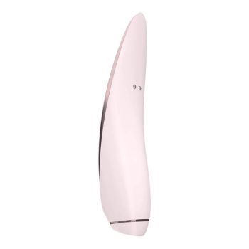 Satisfyer Luxury Pret-a-porter - vibráló csiklóizgató (fehér-rózsaarany)