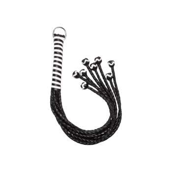 8 Tail Polish Leather Flogger 22 inch