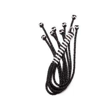 8 Tail Polish Leather Flogger 22 inch