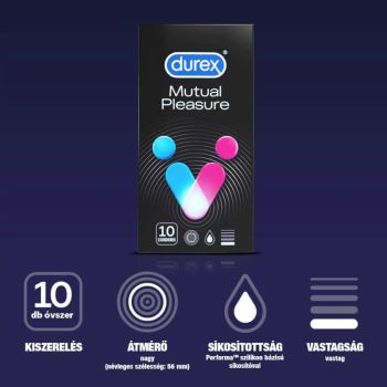 Durex Mutual Pleasure óvszer (10db)