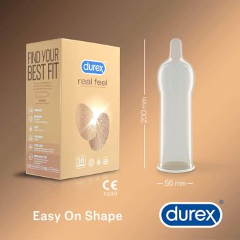 Durex Prezerwatywy RealFeel (16 sztuk)