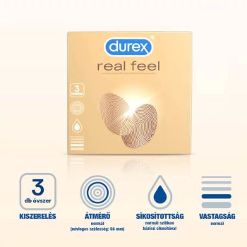 Durex Prezerwatywa RealFeel (3db)