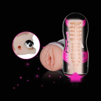 Sex In A Can -Vibrating Vagina Tunnel 1 - Lovetoy