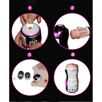 Sex In A Can -Vibrating Vagina Tunnel 1 - Lovetoy