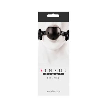 Sinful Ball Gag Black