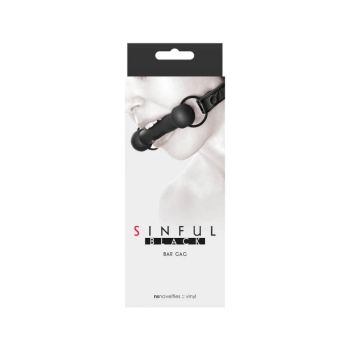 Sinful Bar Gag Black