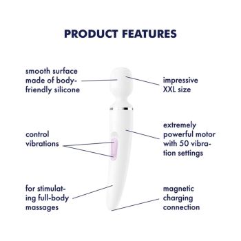 Satisfyer Wand-er Woman Massage-Vibrator (weiß)