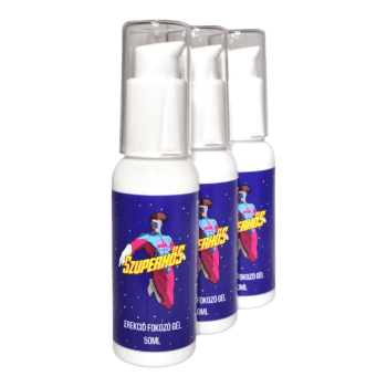 Szuperhős erekció fokozó gél - 50ml