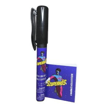 Szuperhős magömlés késleltető toll - 6ml