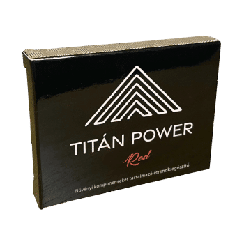 Titán Power Red - 3db kapszula